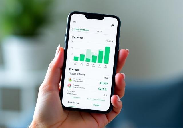 Digital transaction interface on a mobile phone